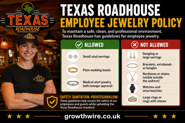 texas roadhouse employee jewelry policy