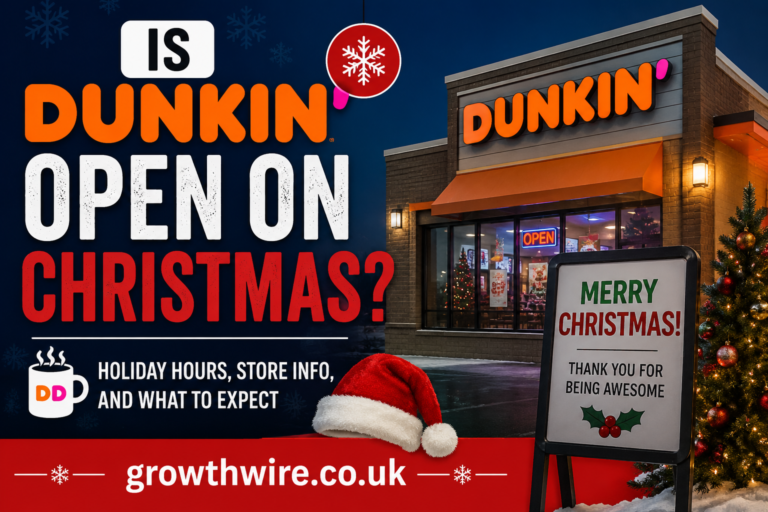 is dunkin open on christmas