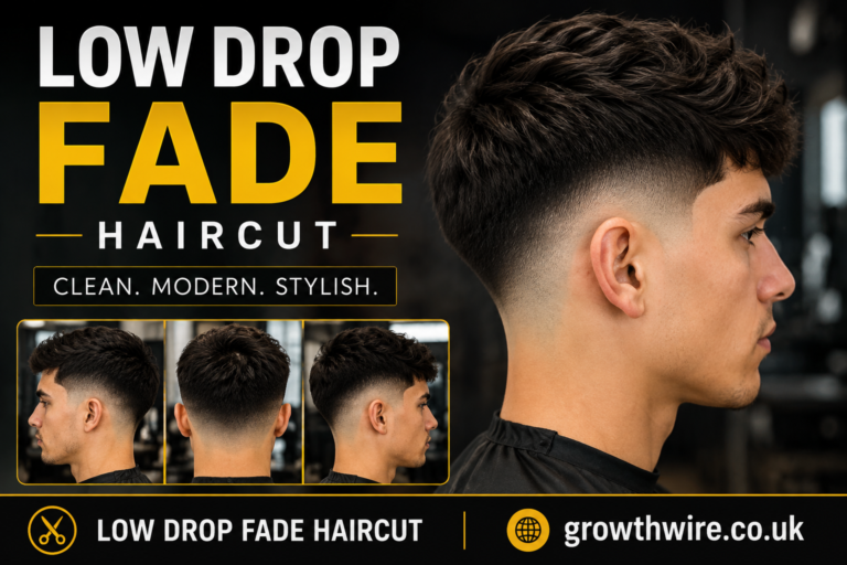 low drop fade haircut