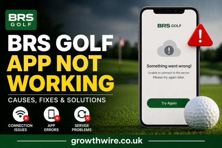 brs golf app not working