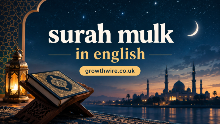 surah mulk in english